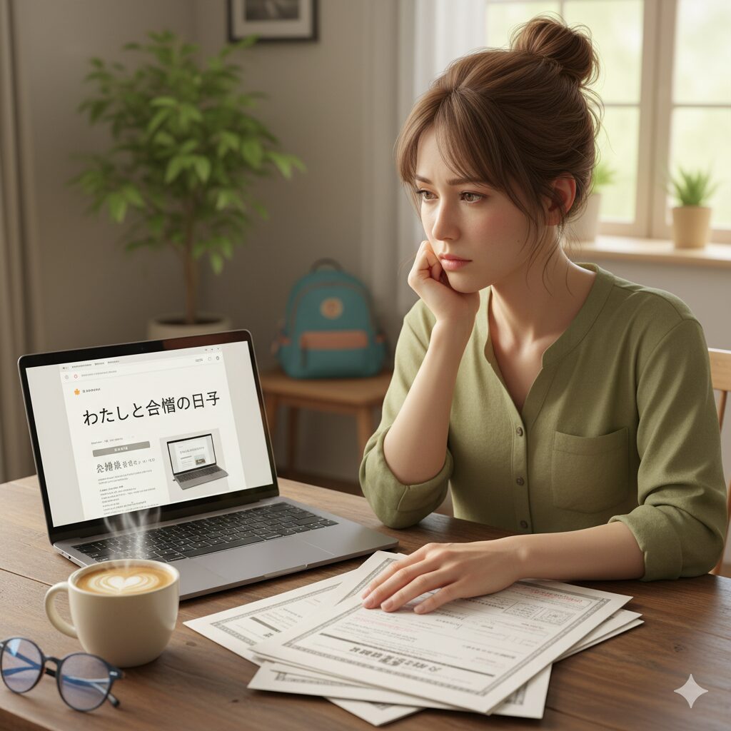 介護保険の要支援1で受けられるサービスを調べて悩む女性